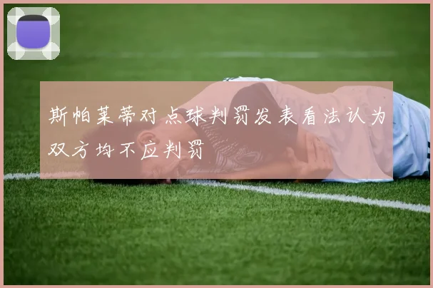 斯帕莱蒂对点球判罚发表看法认为双方均不应判罚